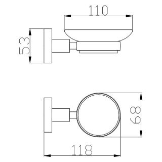 Мыльница Rav Slezak Colorado COA0300 Хром